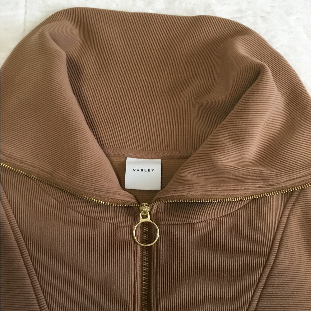 Varley Vine Pullover Sweatshirt Ribbed Ottoman in Rye size medium - Picture 7 of 10